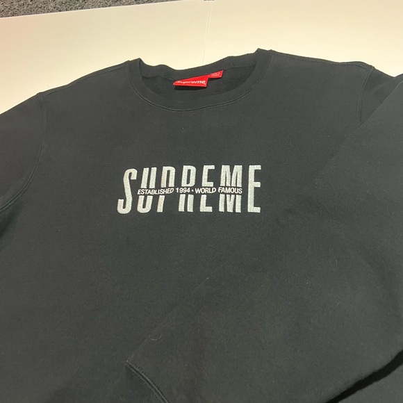 Supreme crewneck black fw18 - Picture 5 of 5